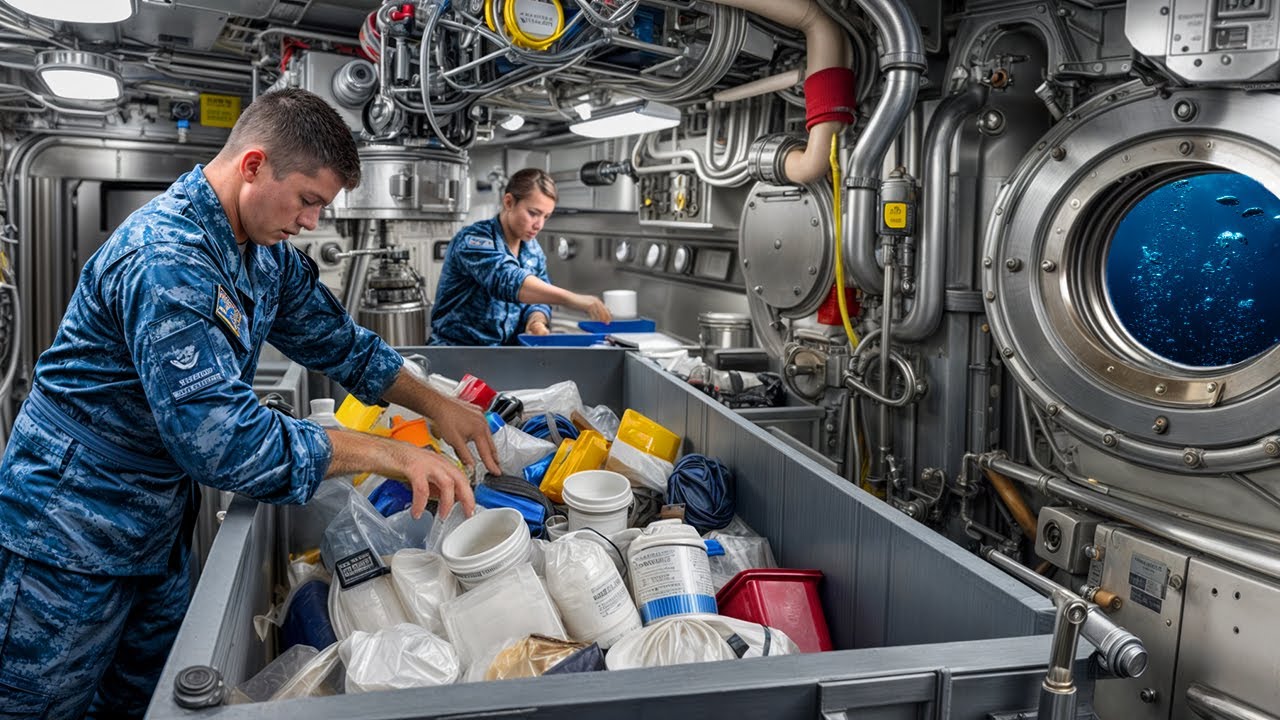 How Submarines Deal With Human Waste and Trash