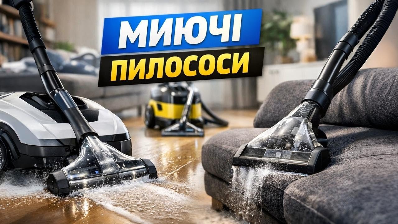🔥Топ-5 напольних миючих пилососів для дому 2026 🧼💧 | Реальний рейтинг без зайвого ⭐