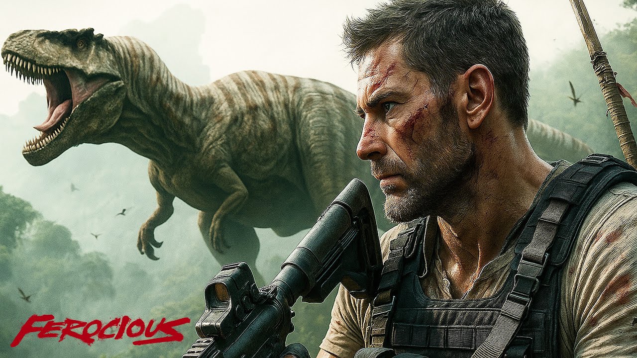 FEROCIOUS - A New DINOSAUR Survival FPS Game Set On A Dangerous Island (Full Gameplay)