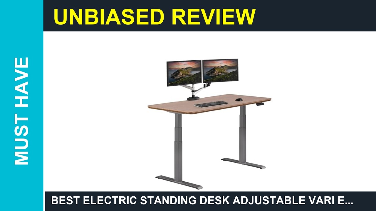 Best Electric standing desk adjustable Vari Electric Standing Desk 60x30 VariDesk