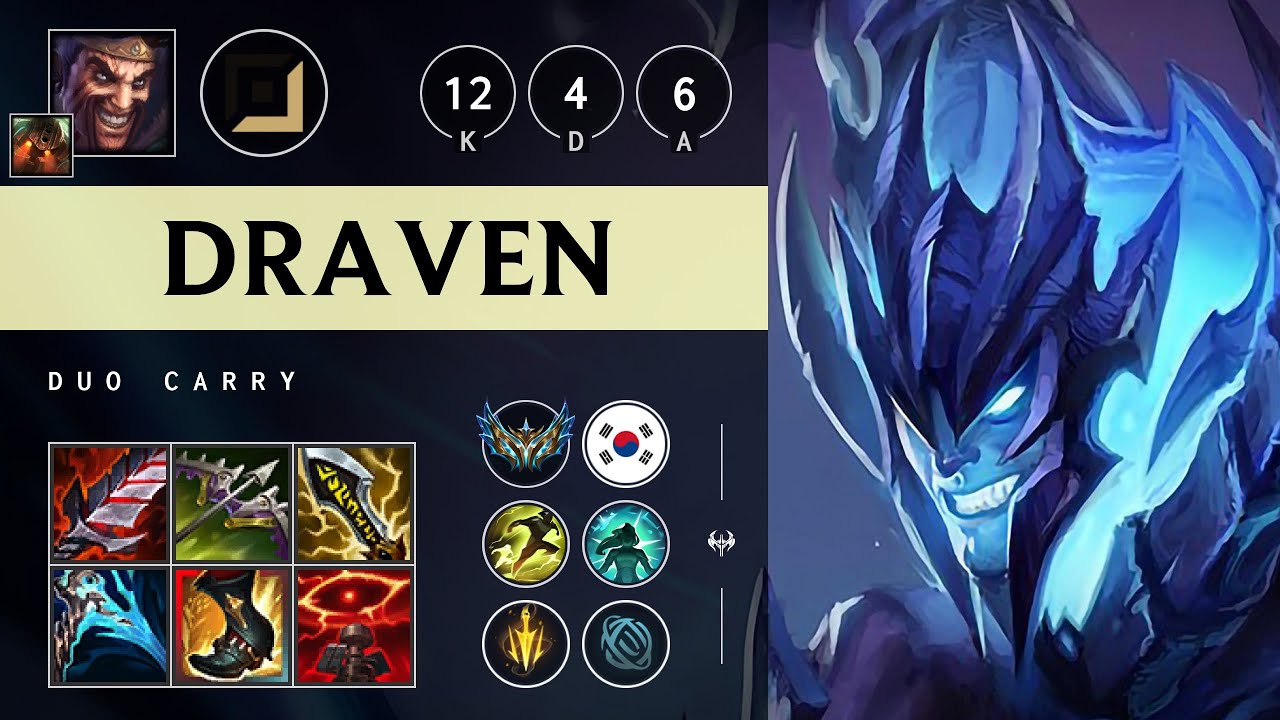 Draven ADC vs Lucian - KR Challenger Patch 25.08