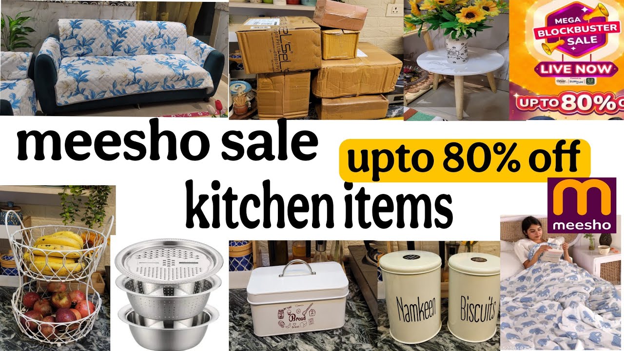 Meesho usefull kitchen finds try all products🛍️ in Mega blockbuster sale😎 upto 80% off 💥💥