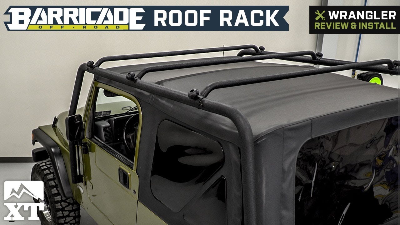 Jeep Wrangler Barricade Roof Rack - Textured Black (1997-2006 TJ) Review & Install