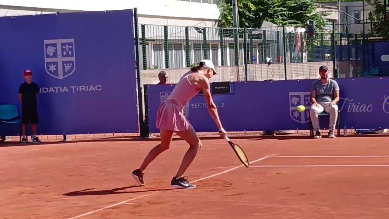LILLI TAGGER vs LINA GJORCHESKA, cu ILIE NĂSTASE, în finala la ITF 75 K, ȚIRIAC TROPHY, 2025