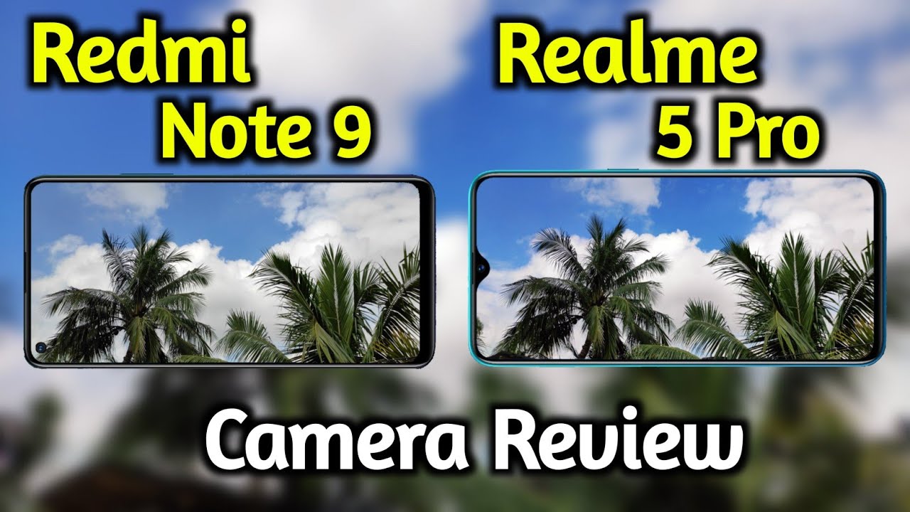 Redmi Note 9 VS Realme 5 Pro Camera Comparison