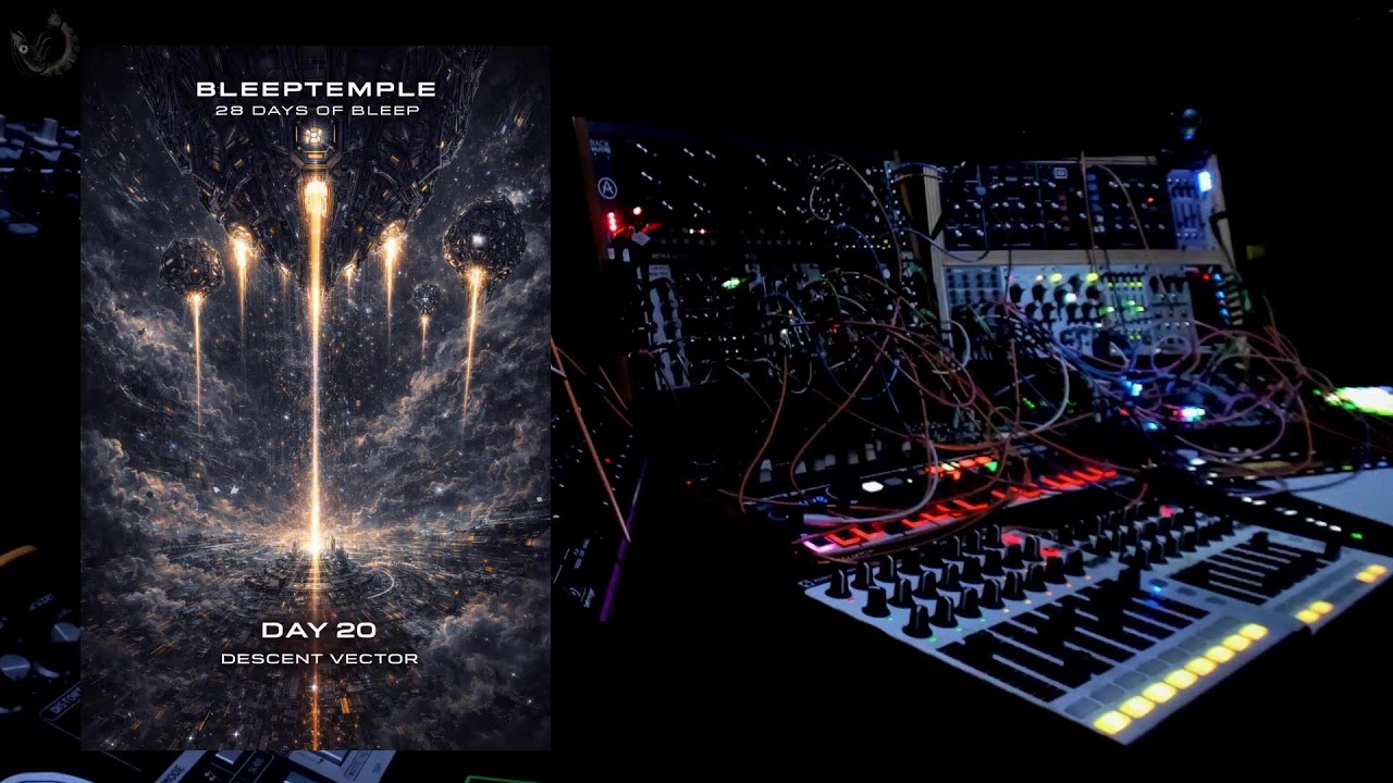 28 Days of Bleep - Day 19 - Live Hypnotic Techno - Improvised - Modular