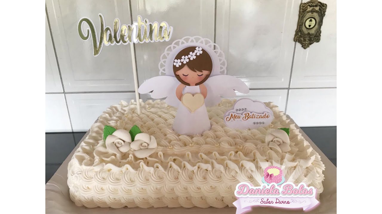 BOLO BATIZADO DE MENINA
