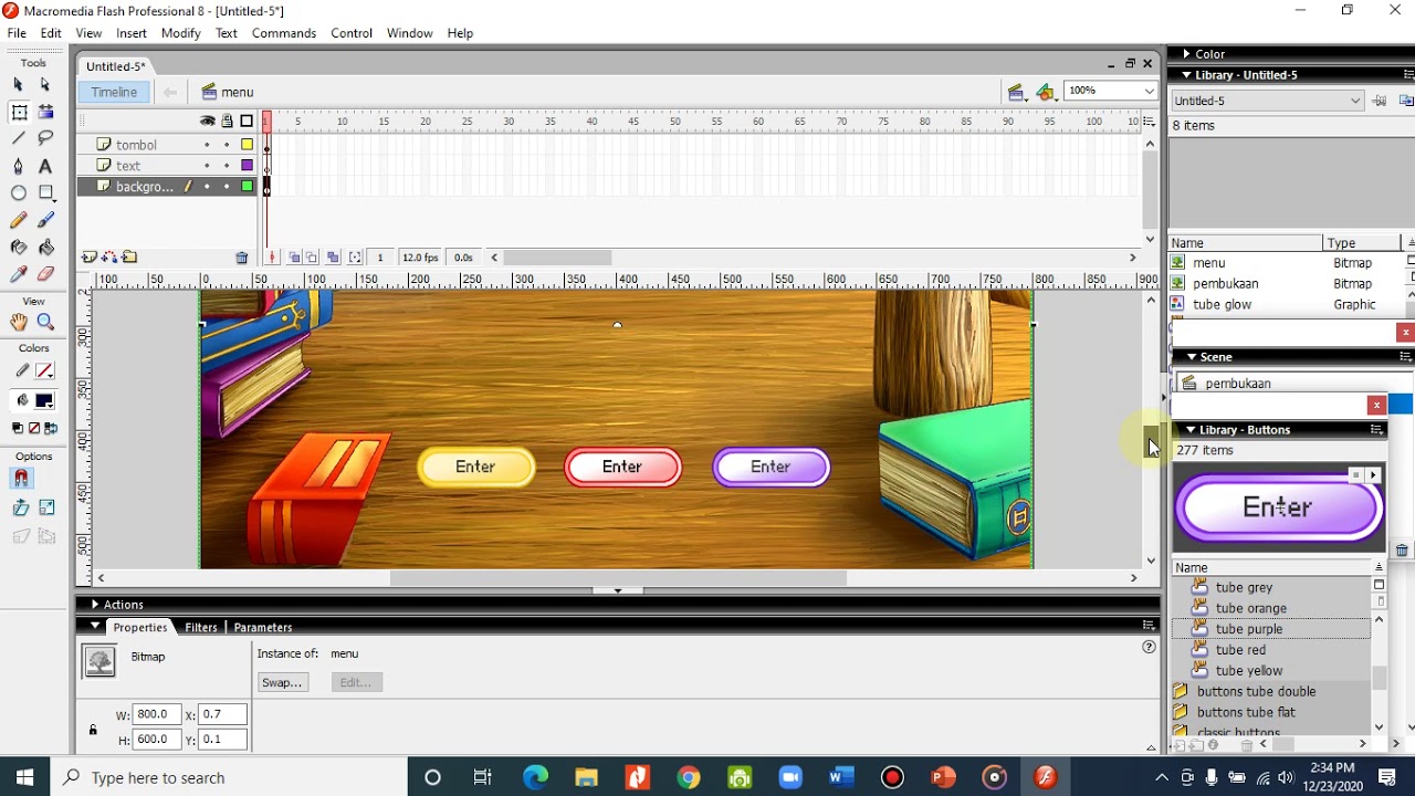 Membuat media pembelajaran interaktif macromedia flash