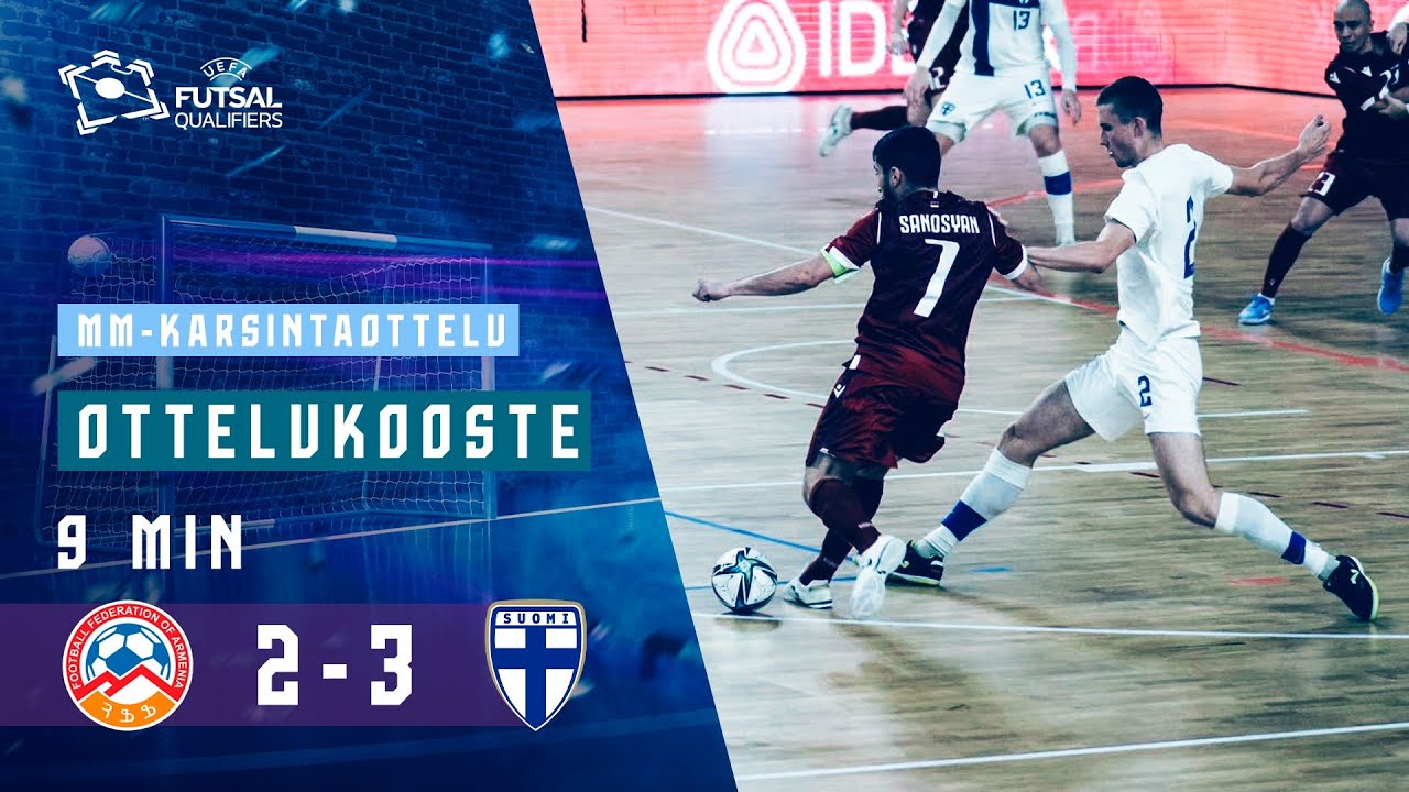 Highlights (9 min.) | Armenia–Suomi 2–3 | FIFA Futsal World Cup 2024 qualifications | 20.9.2023