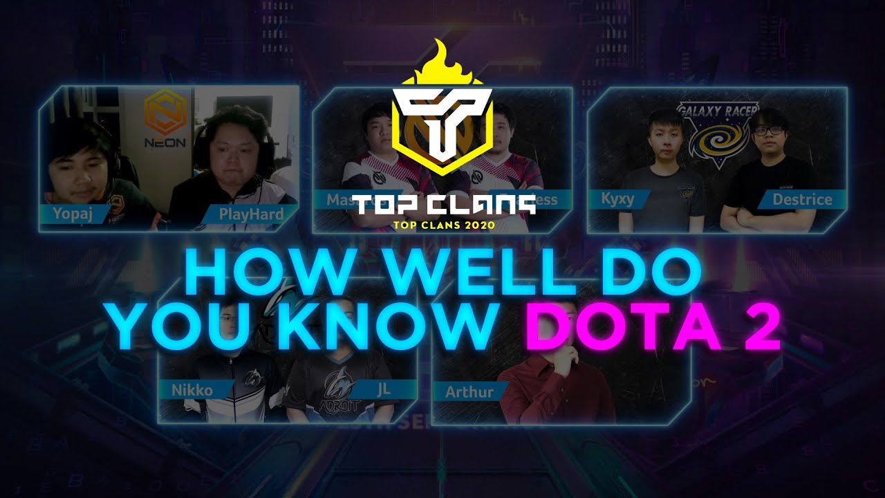 Top Clans 2020| Quiz Event | How Well Do You Know Dota 2