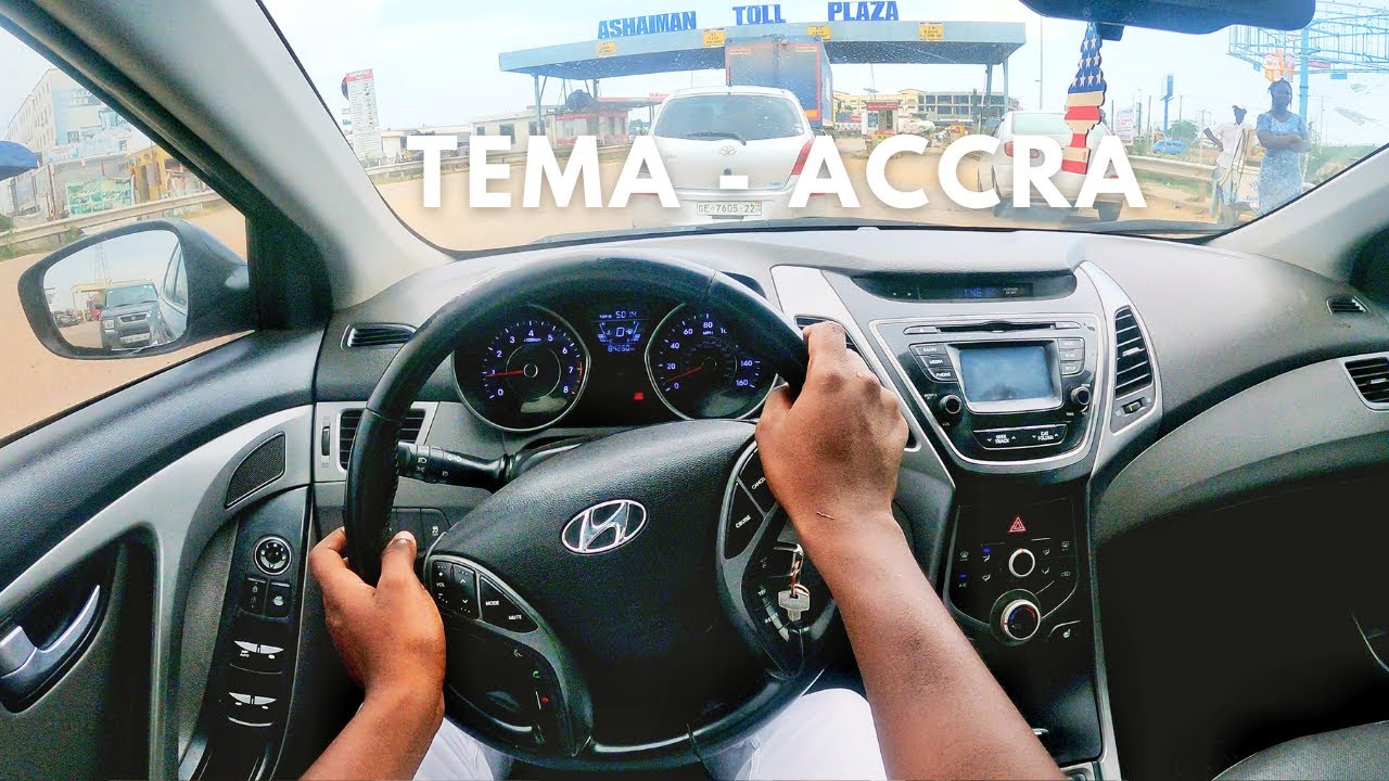 2013 Hyundai Elantra 1.8L  Accra Tema Motorway POV Test Drive - Part 2
