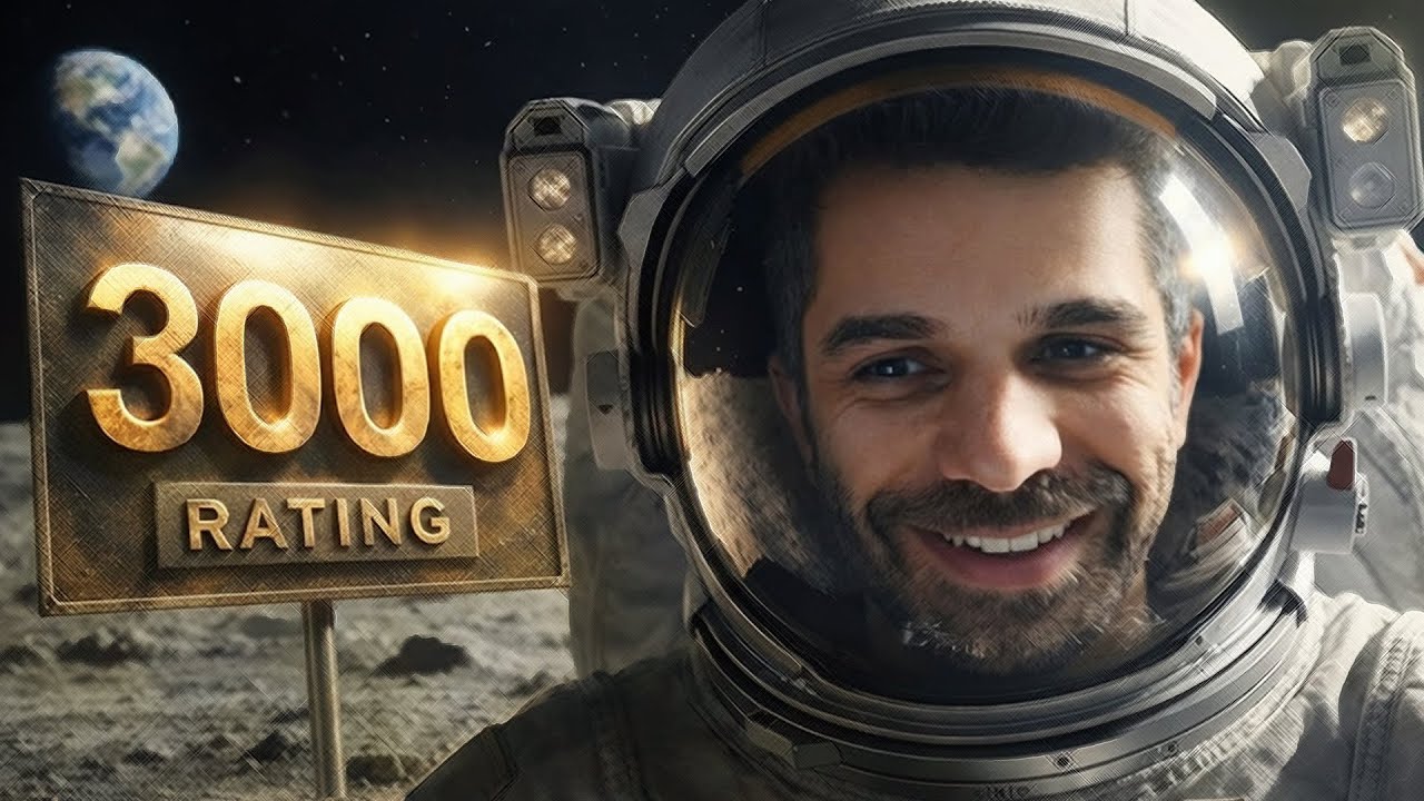 Meu RECORDE! Chegamos aos 3000 de rating no XADREZ!