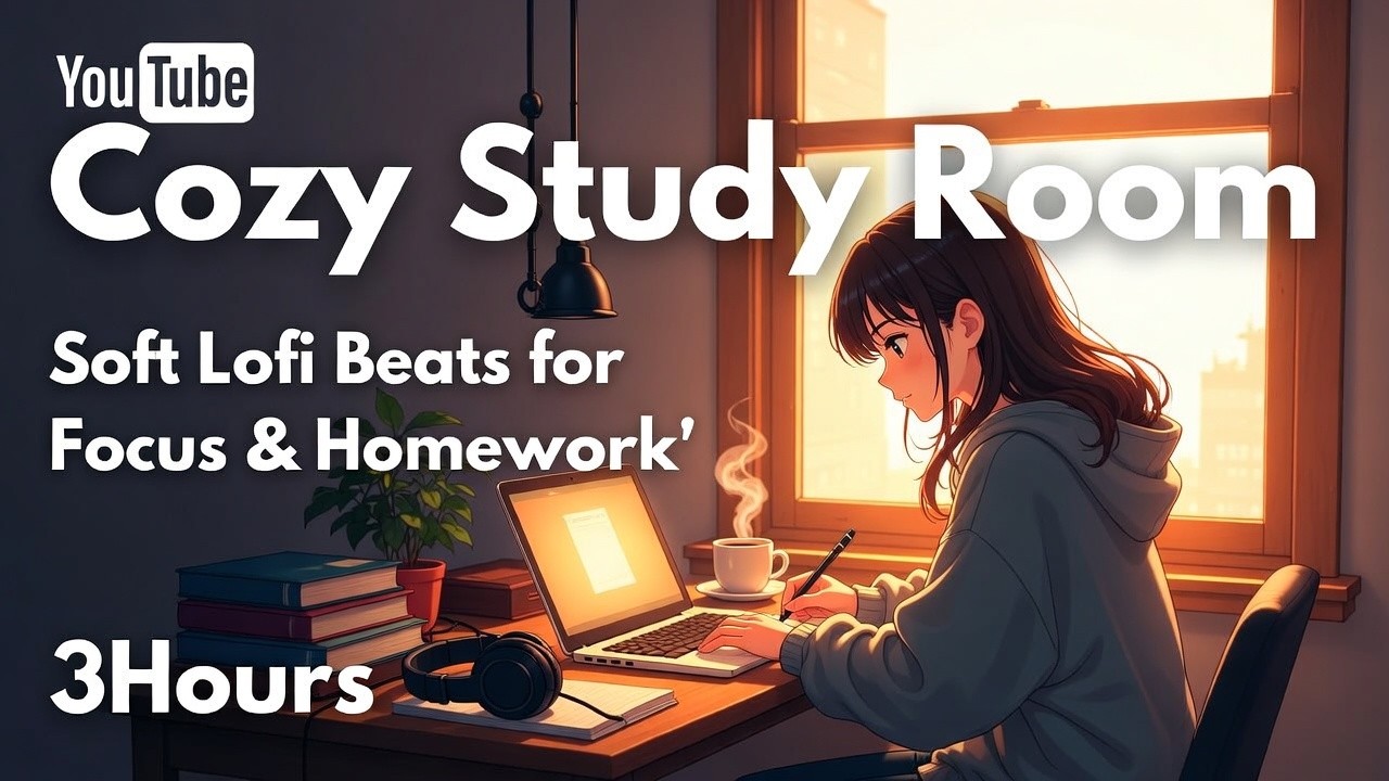 Focus Music for Studying 🎧 Lofi Hip Hop Beats to Stay Productive (3 Hours)