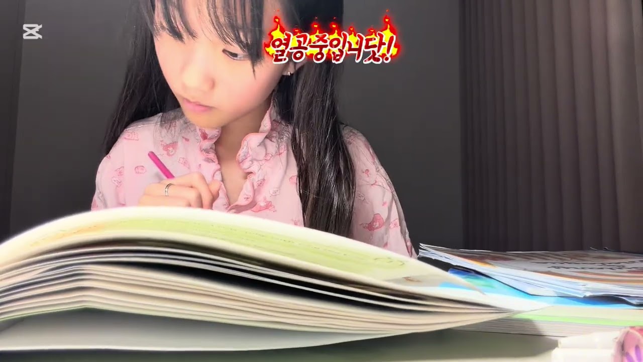 안녕하세용! 오늘은공부브이로그를해보았어용!