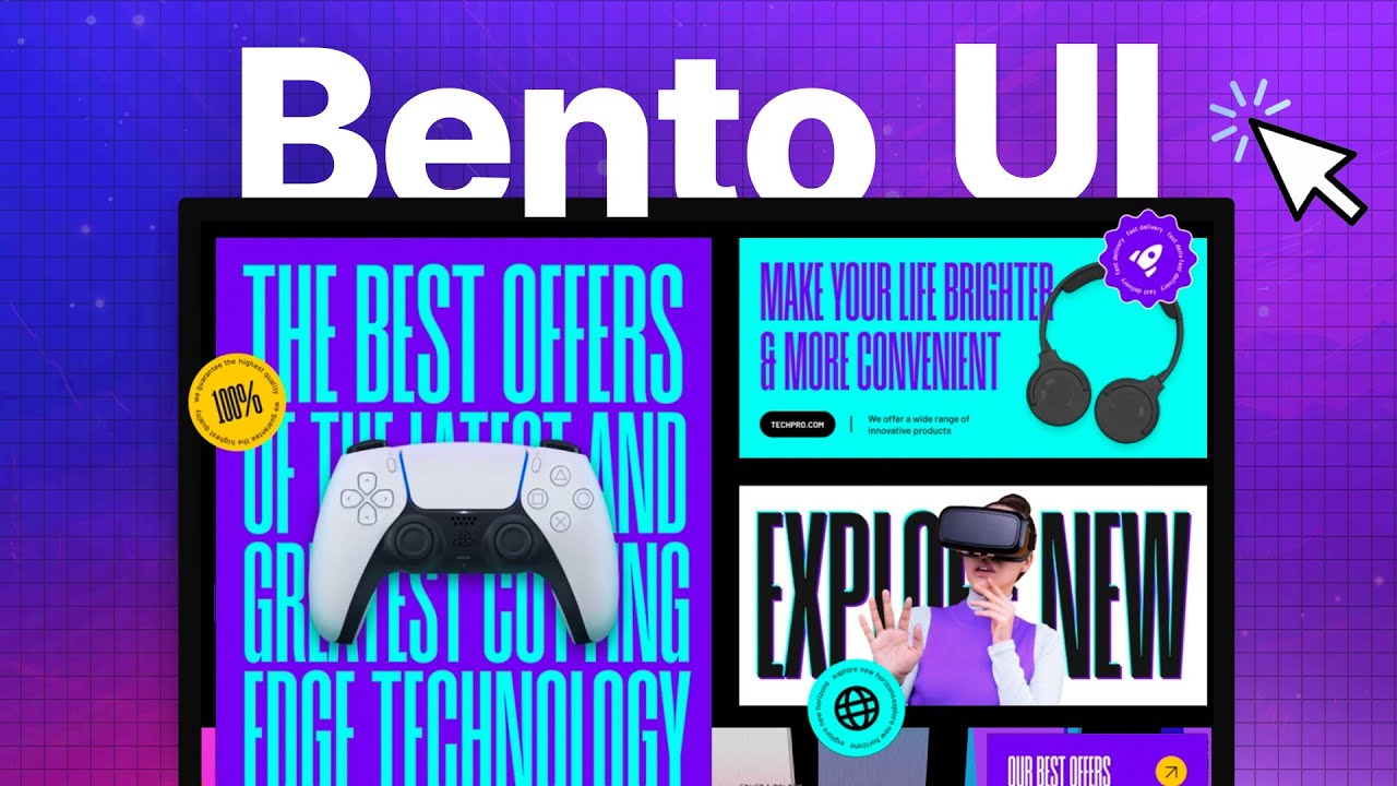 Bento UI - This Website Design Trend Worth Learning