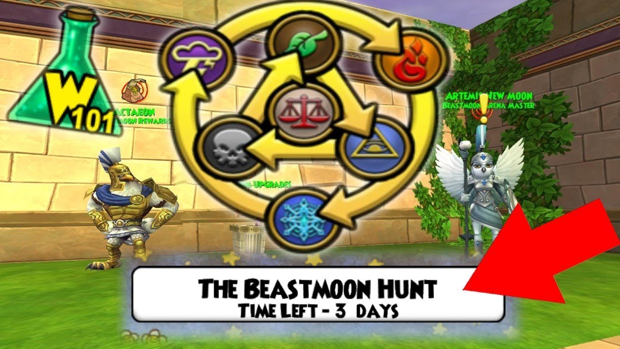 Wizard101: HOW DOES THIS WORK?! (NEW Beastmoon Hunt Event)