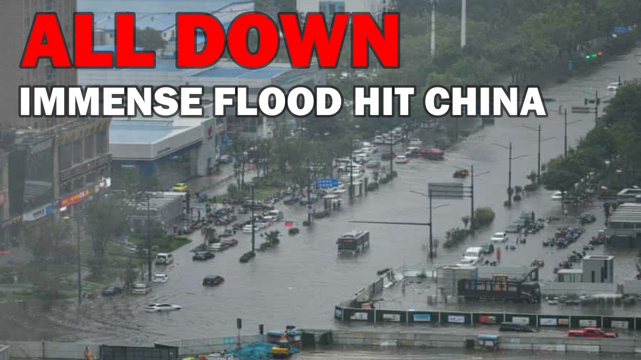 All down, Immense Floods hit China require Toll rises and thousands flee homes | China floods