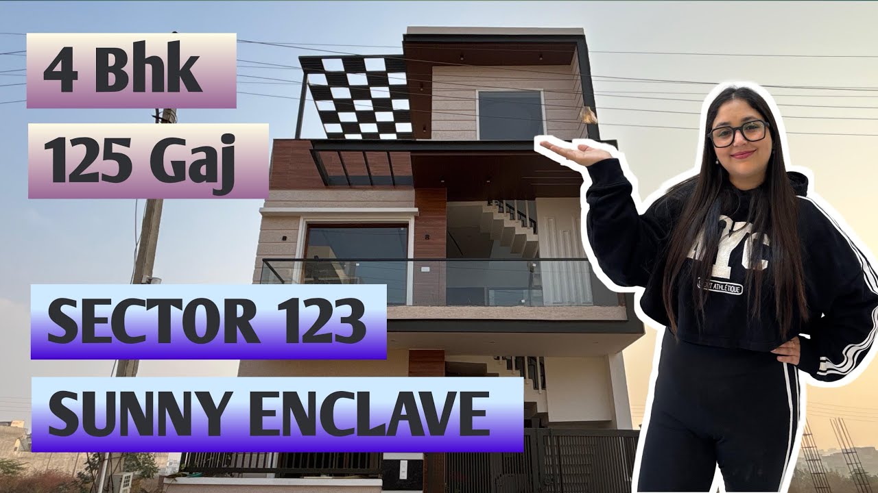Airport Road ke Paas 4 BHK Luxurious House | 125 Gaj Prime Location|#home #interiordesign #mohali
