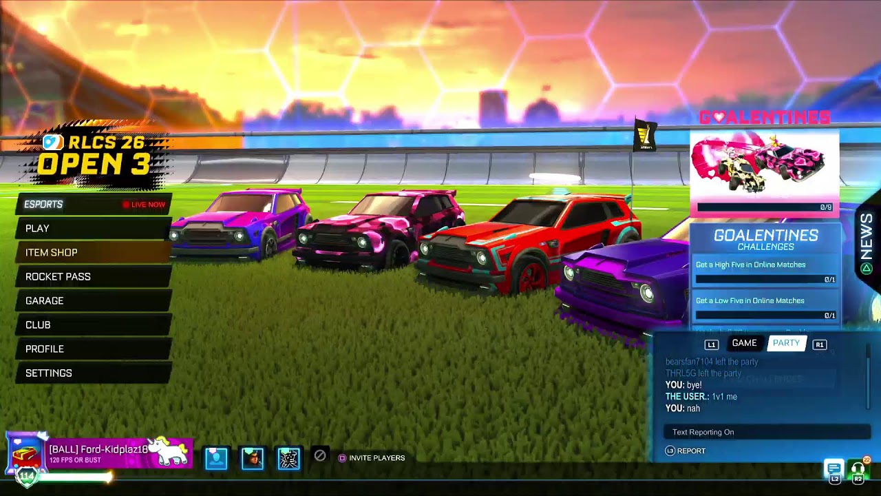 Playing Rocket league with Viewers!
