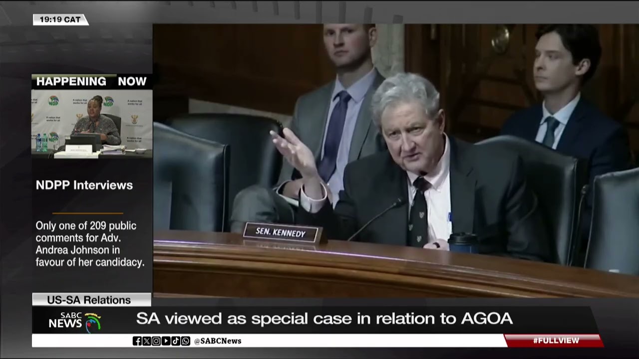 US-SA Relations | South Africa considered a &ldquo;unique case&rdquo; in AGOA