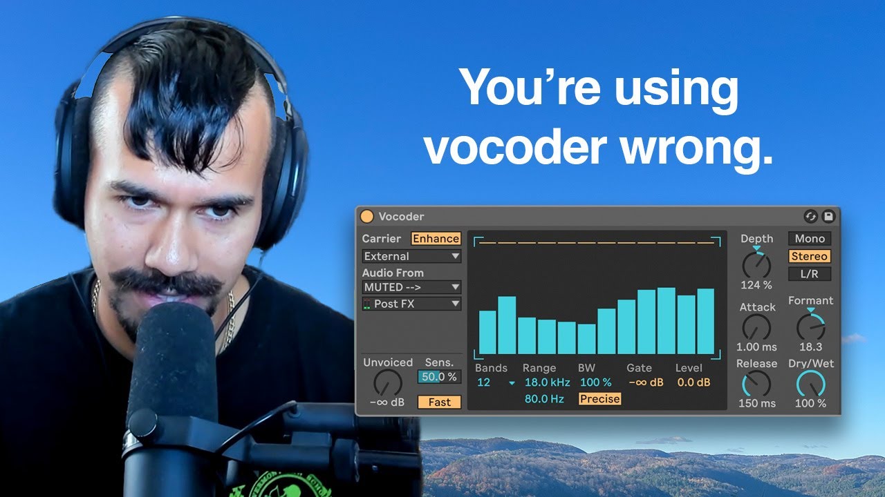 vocoders are for glitches, not vocals