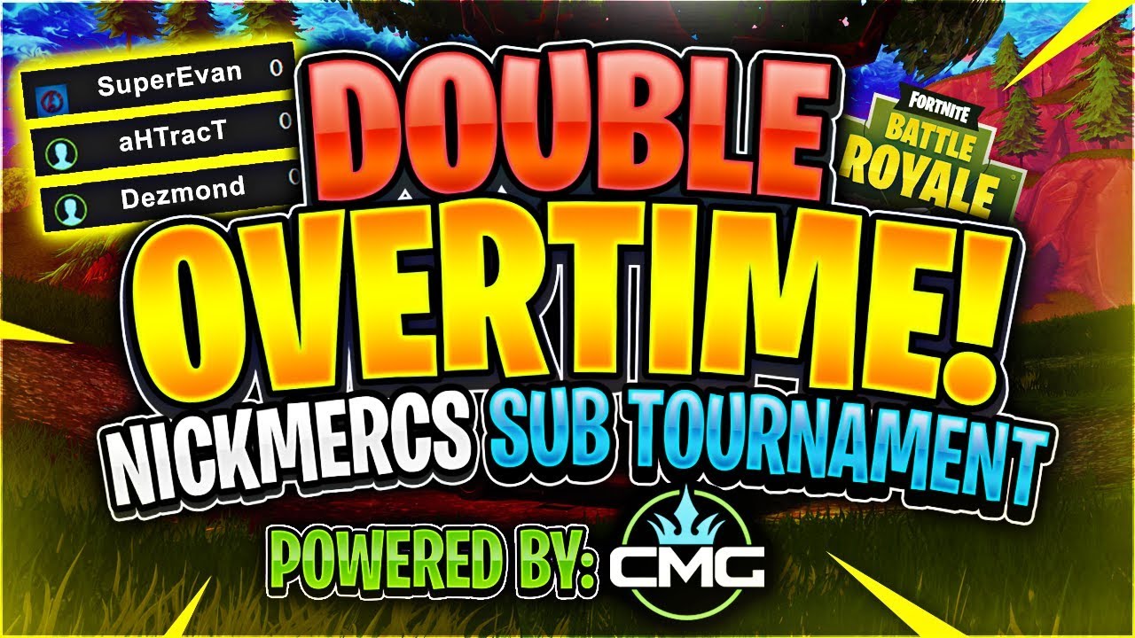 $5,000 NICKMERCS SUBSCRIBER TOURNAMENT FINALS (Fortnite Battle Royale)
