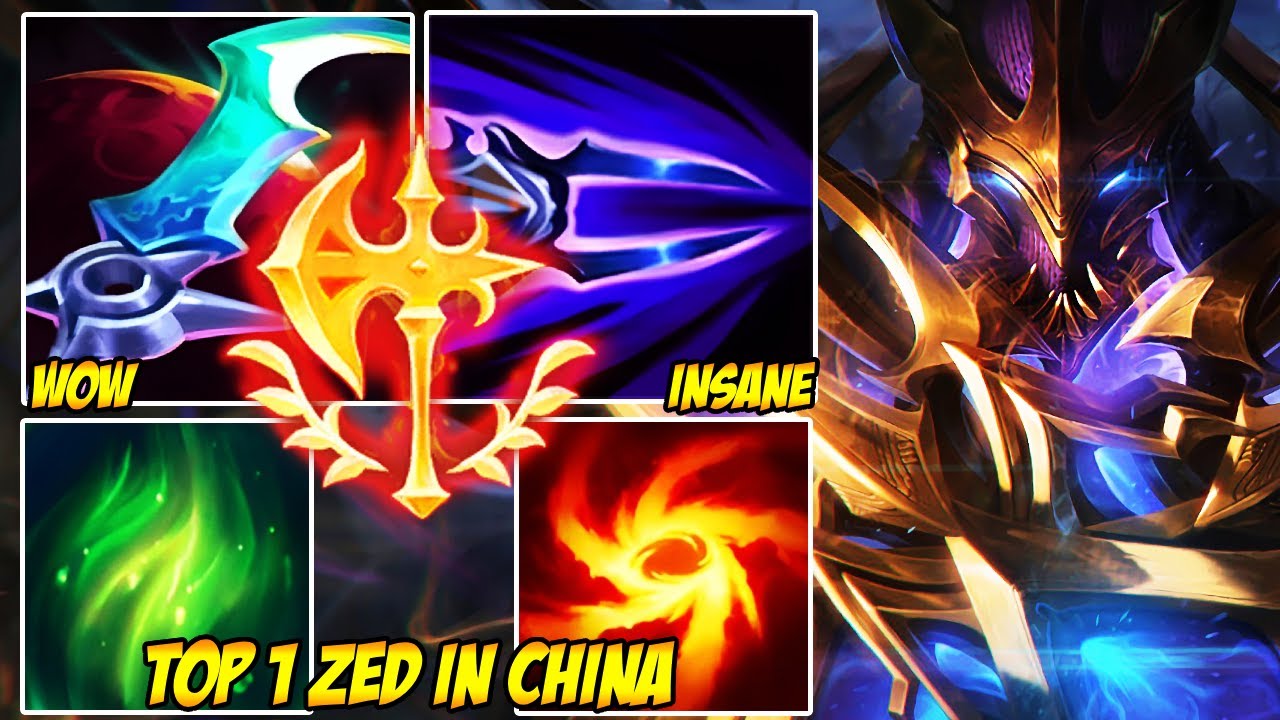 WILD RIFT CHINA TOP 1 ZED - THIS ZED SNOWBALLED OUT OF CONTROL