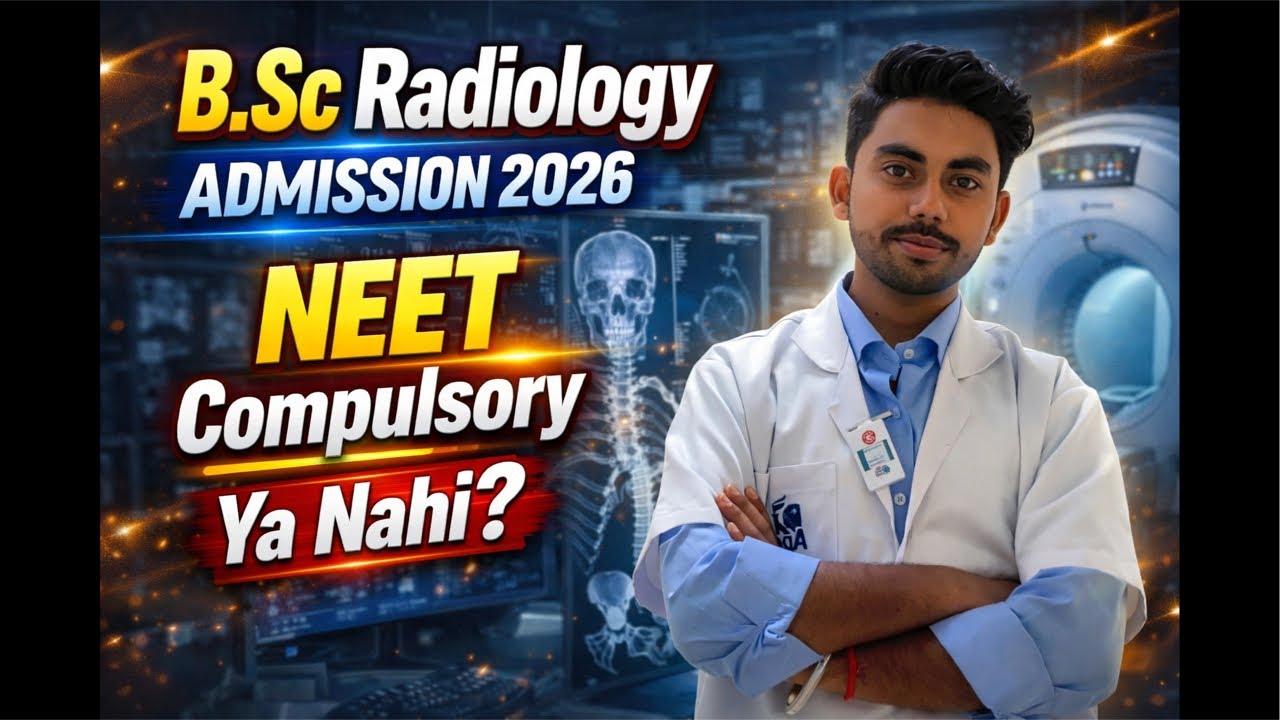 B.Sc Radiology Admission 2026 | NEET Compulsory or Not? Full Truth #radiologycareer