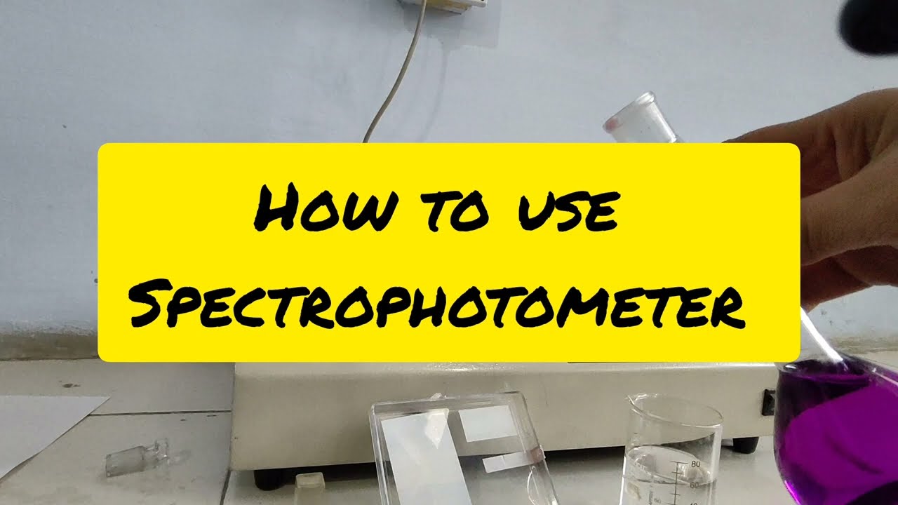 how to use Spectrophotometer #spectrometer #science #experiment #chemistry
