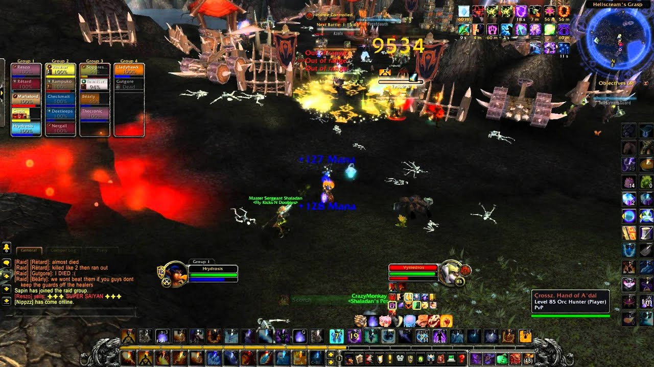 Level 85 Fire mage Combustion explanation.