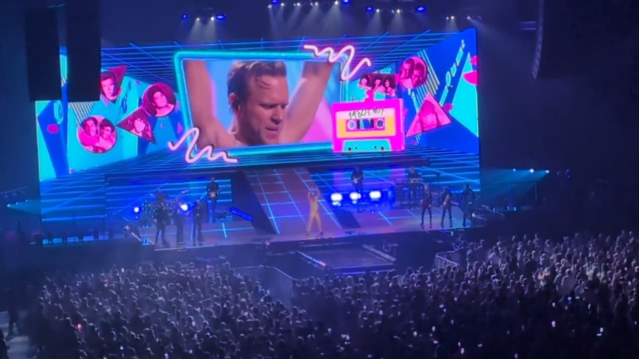 Olly Murs 80s Medley, live at the Liverpool M&S Bank Arena, 15/05/25