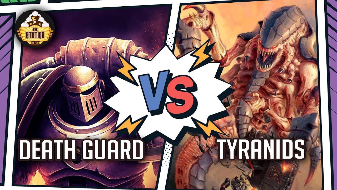 DEATH GUARD vs TYRANIDS | Репорт | 1500 pts  | Warhammer 40k