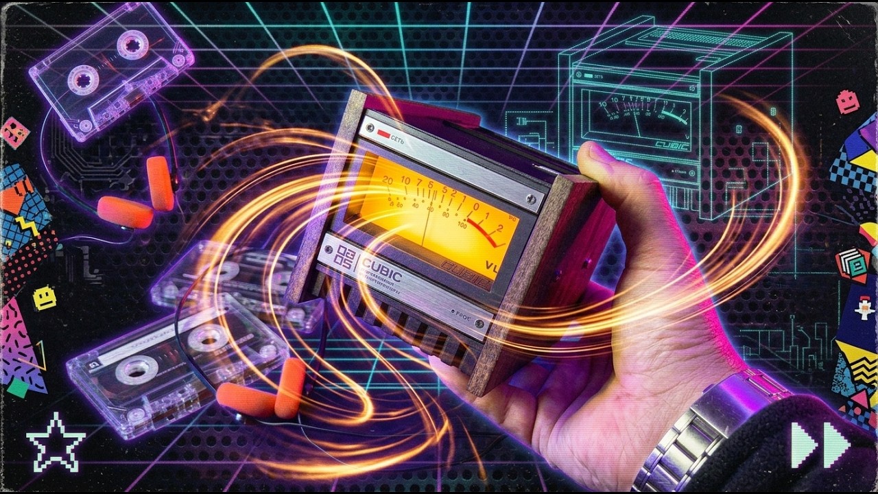 КУБИК СПУ | DIY Retro Mini Player with VU-Meter | Ретро-плеер своими руками | Part 1
