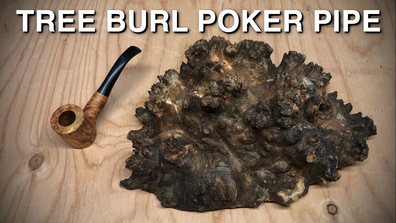 Turning Burl Wood into a Pipe