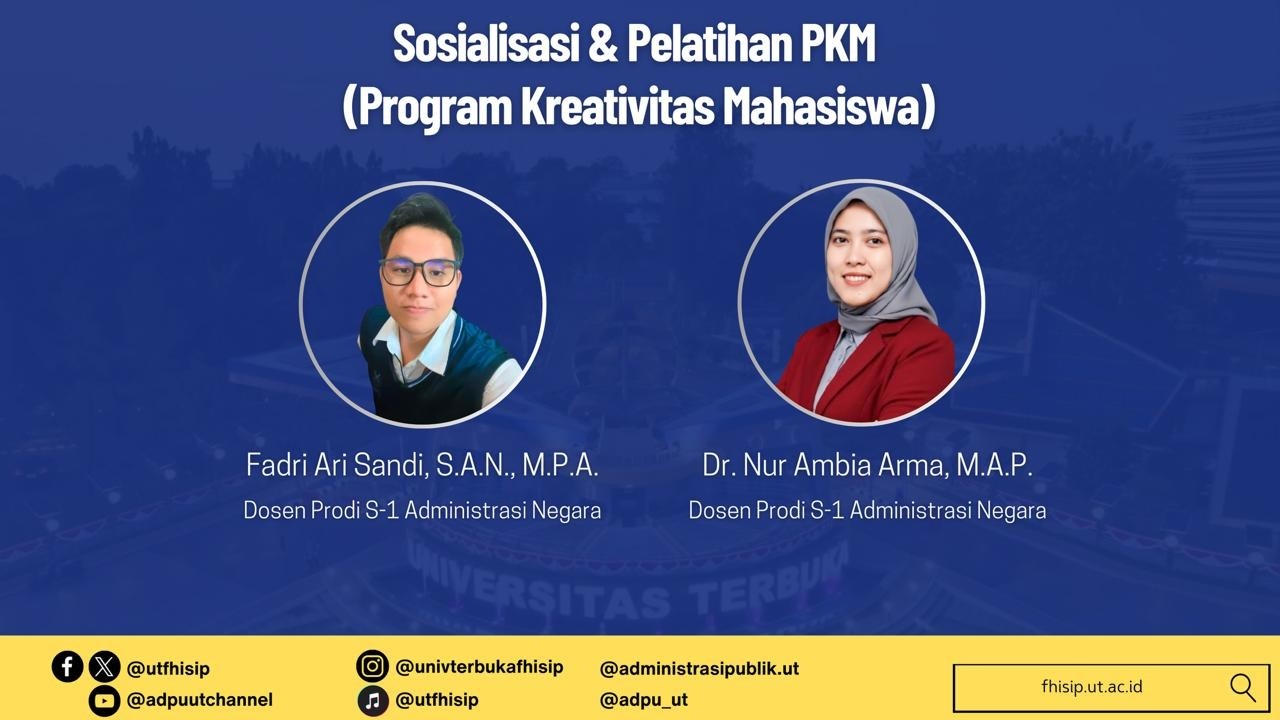Sosialisasi & Pelatihan (Program Kreativitas Mahasiswa)