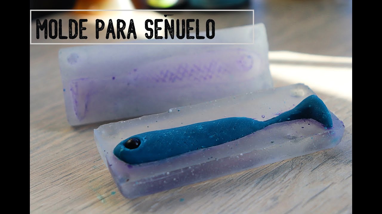 Como fabricar molde para señuelo de silicona // manufacture of mold for fishing lure