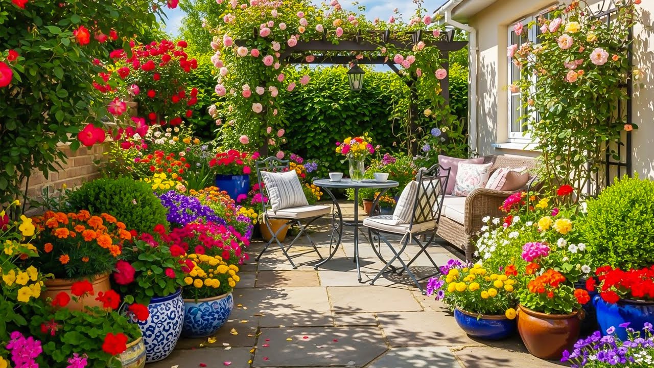 Most Relaxing Beautiful Garden 🌿 Piano Music to Restore Calm & Positive Energy