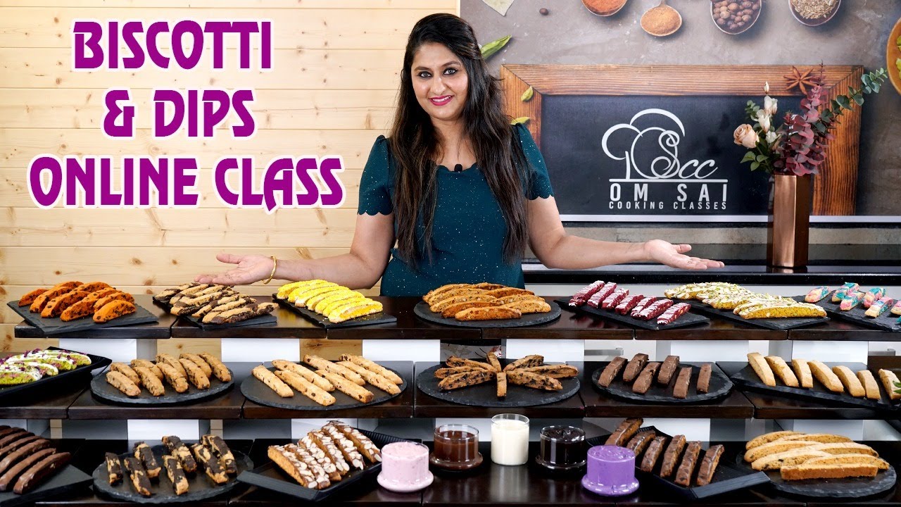 Biscotti And Dips Online Class To Join +91 8551 8551 03 / +91 8551 8551 04 By Om Sai Cooking Class
