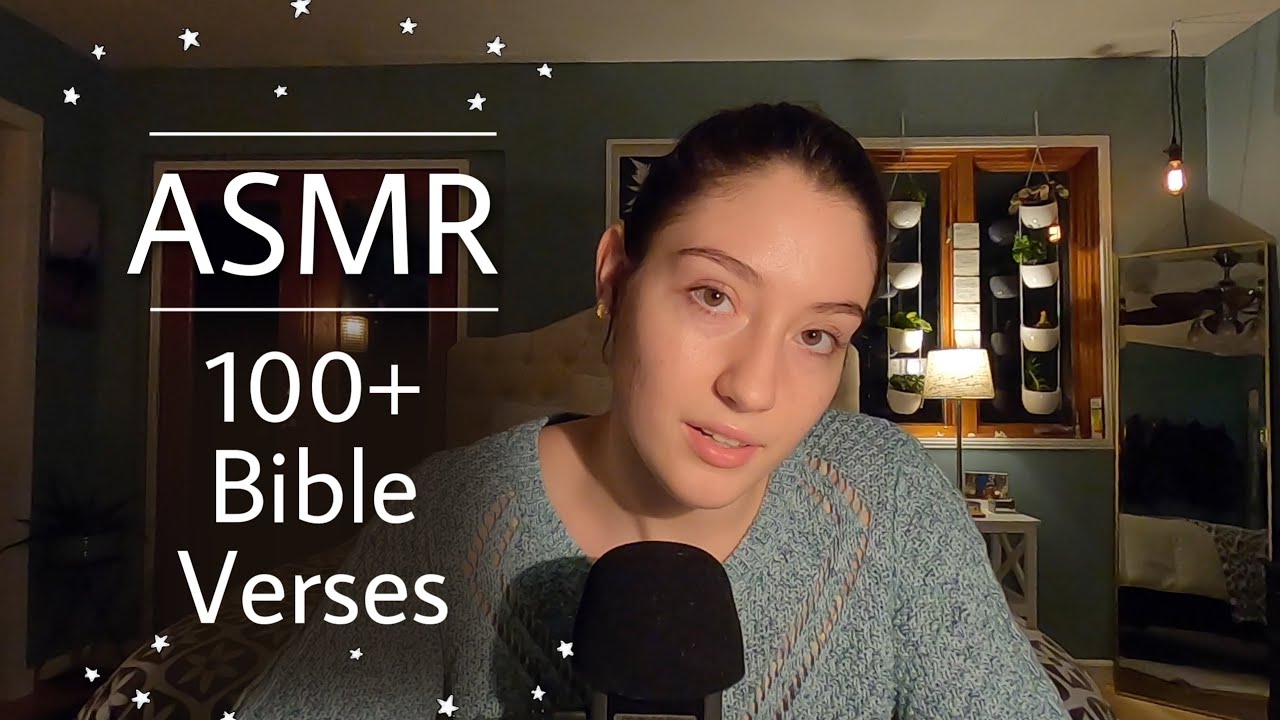 ASMR ~ ✨✝️ Reading YOUR Favorite Bible Verses ✝️✨~ Tapping, Mic Brushing, Whispering, Face Brushing