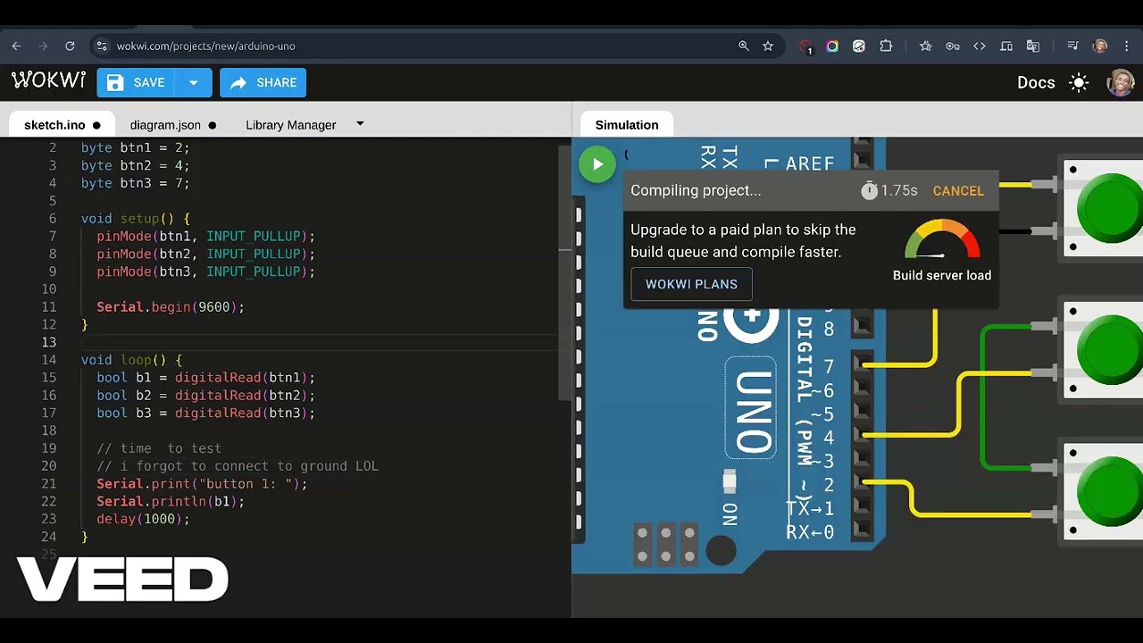 ARDUINO INPUTS REMASTERED! [PUSHBUTTONS]