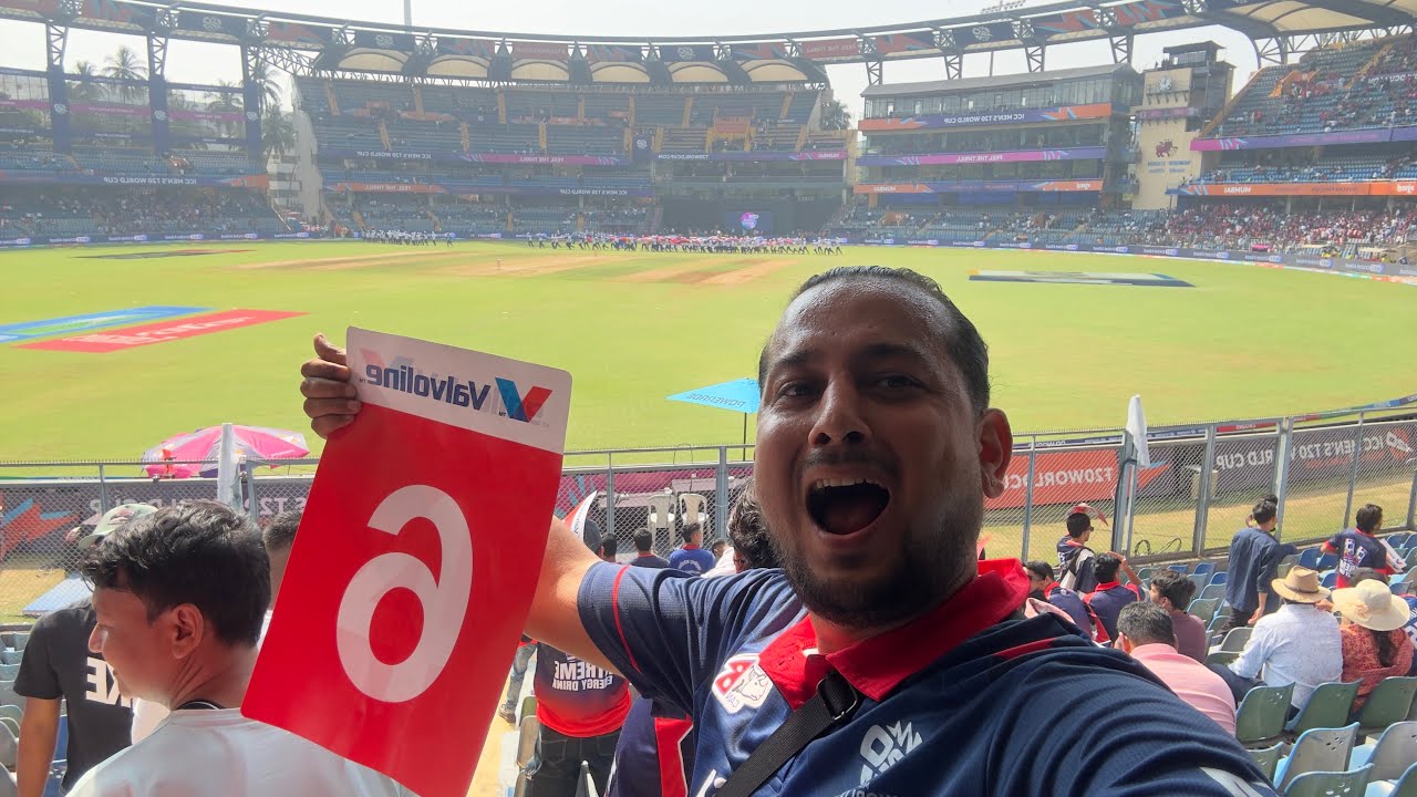 IN MUMBAI !! 🇳🇵T20 world cup wankhede stadium mumbai ! नेपालको माया सदैब ! Wankhede stadium vlog ! 