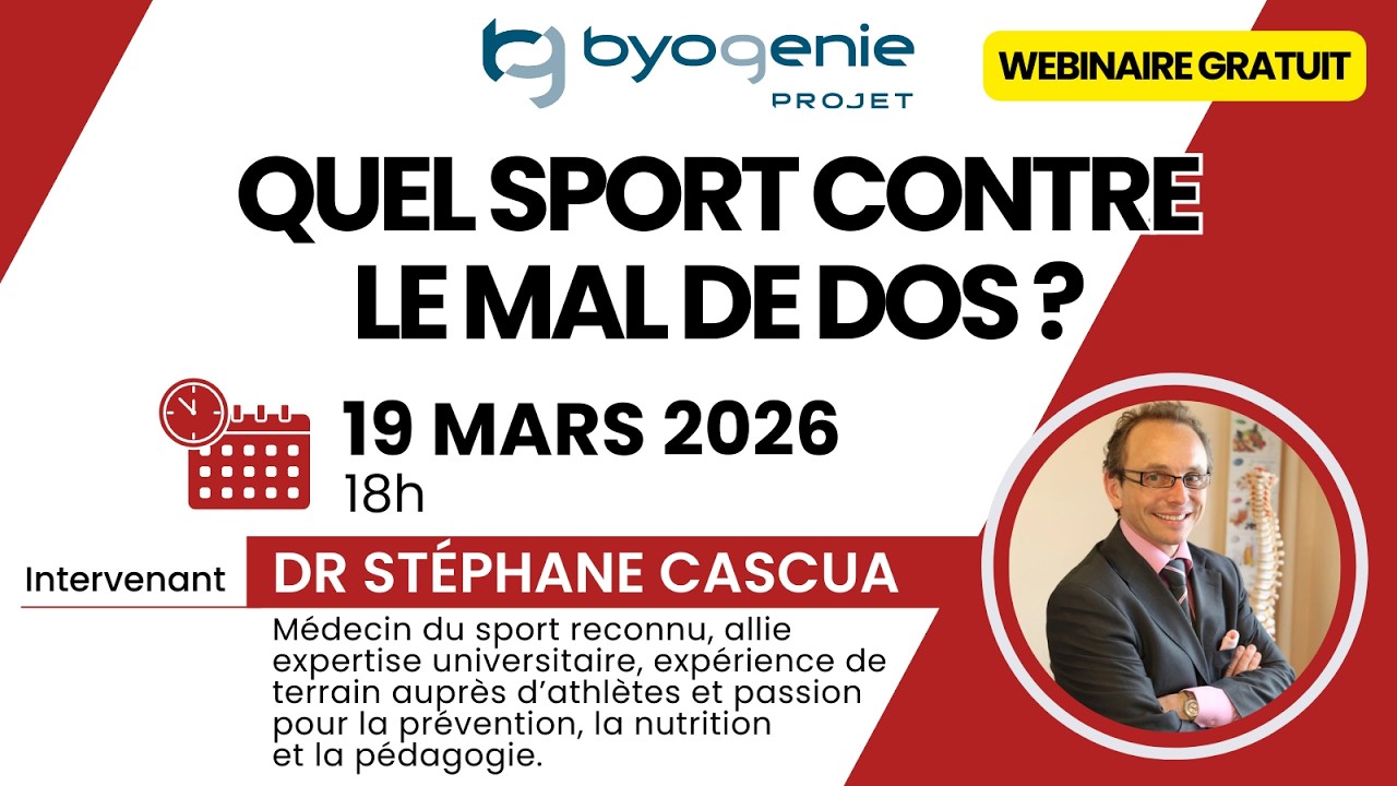 Webinaire : Quel sport contre le mal de dos ?