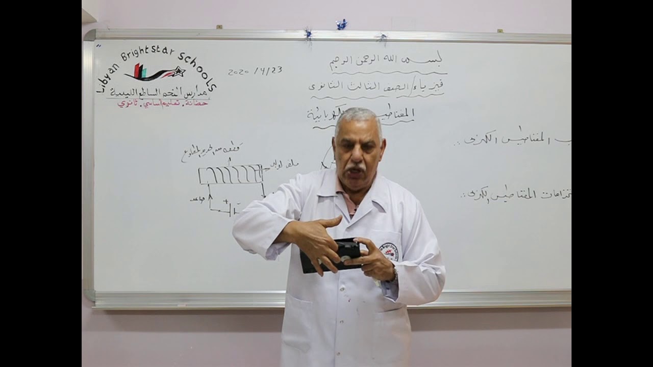 مادة الفيزياء للصف الثالث الثانوي العلمي/   المغناطيسية الكهربائية