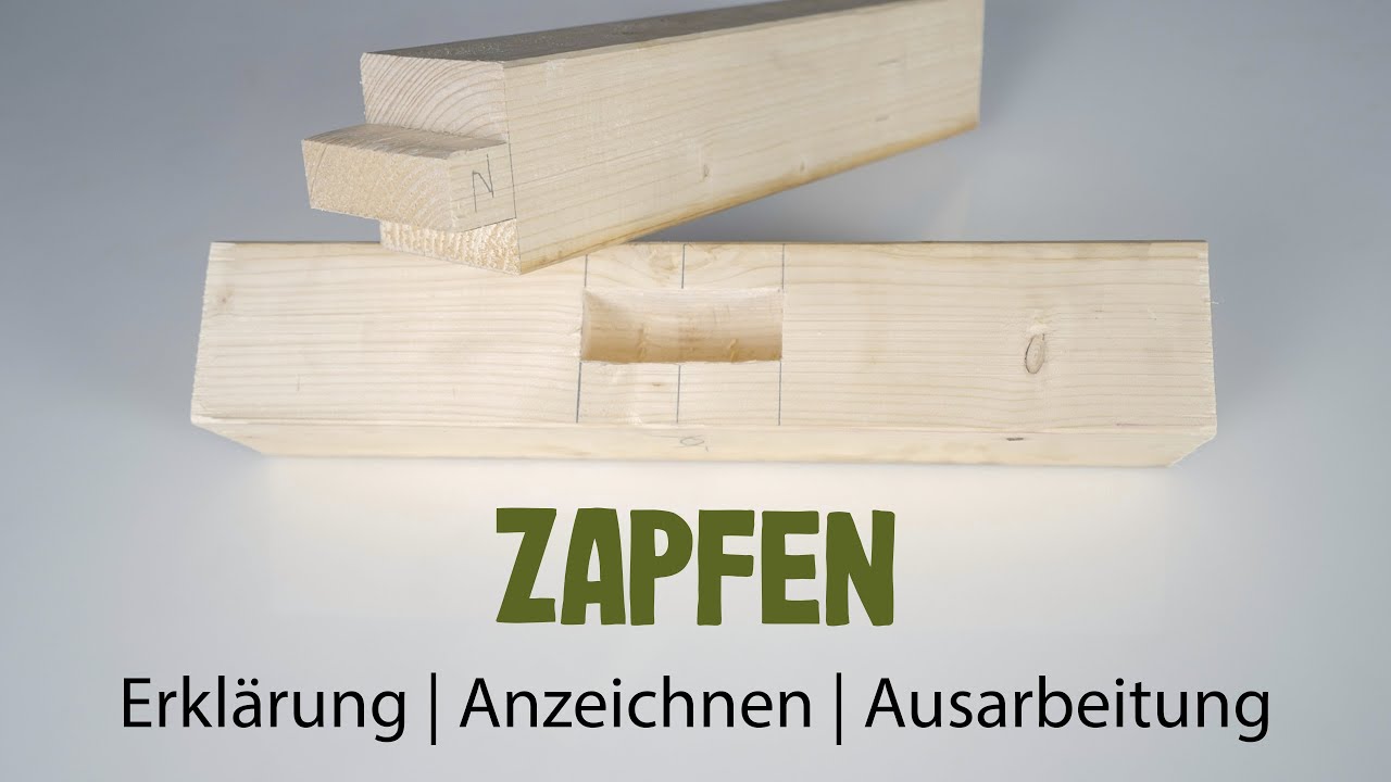Zapfen: Erkl&auml;rung | Anzeichnen | Ausarbeitung