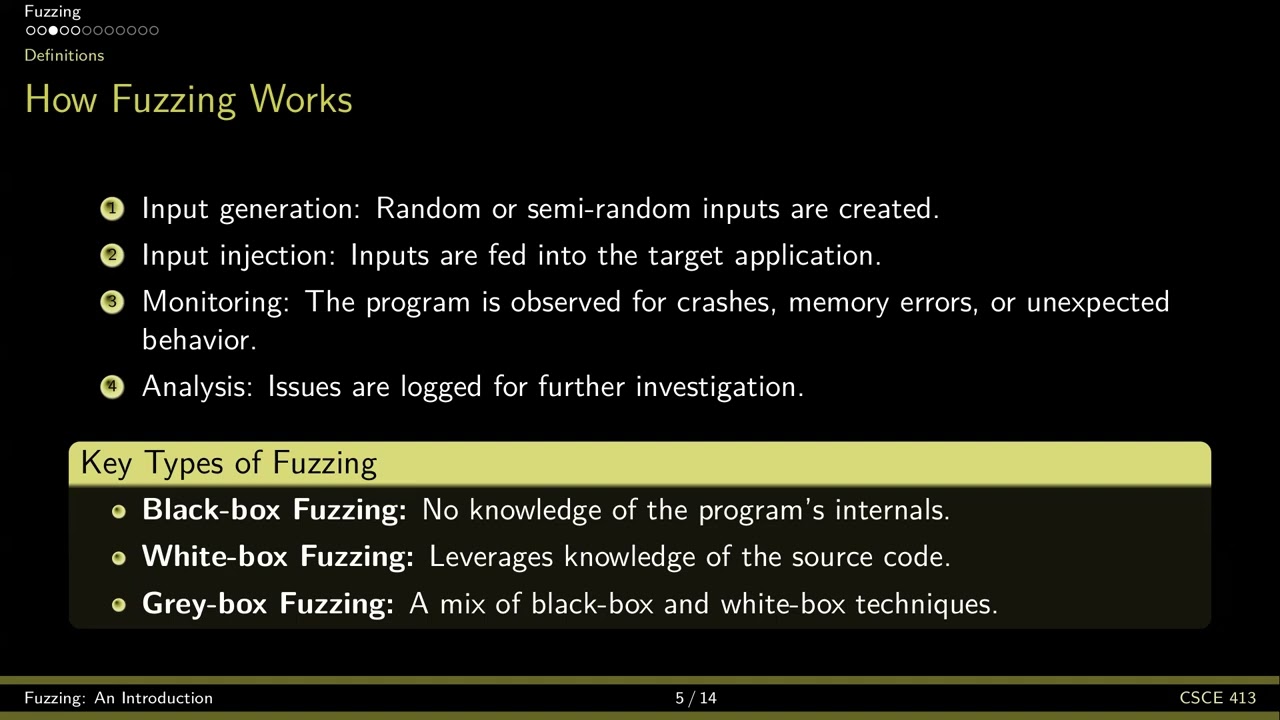 [SW Security] Fuzzing