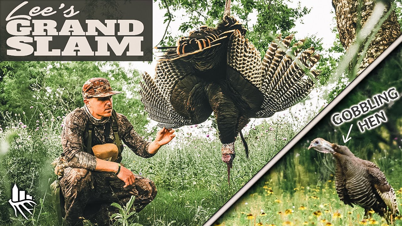 Lee&rsquo;s Turkey GRAND SLAM (Gobbling HEN at 5 Feet!!)