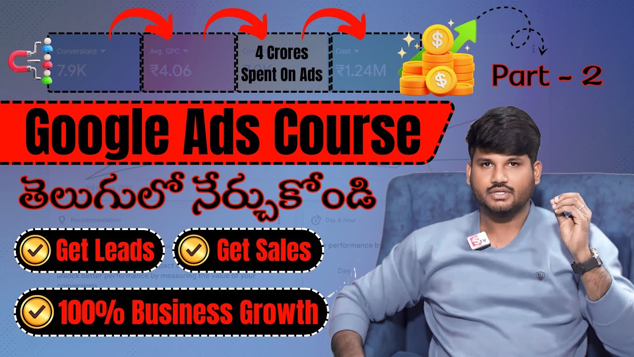 Telugu Google Ads Course Part 2 - Unlocking the Secrets of Google Marketing