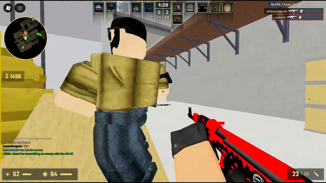 2 Cheaters in Counter Blox.