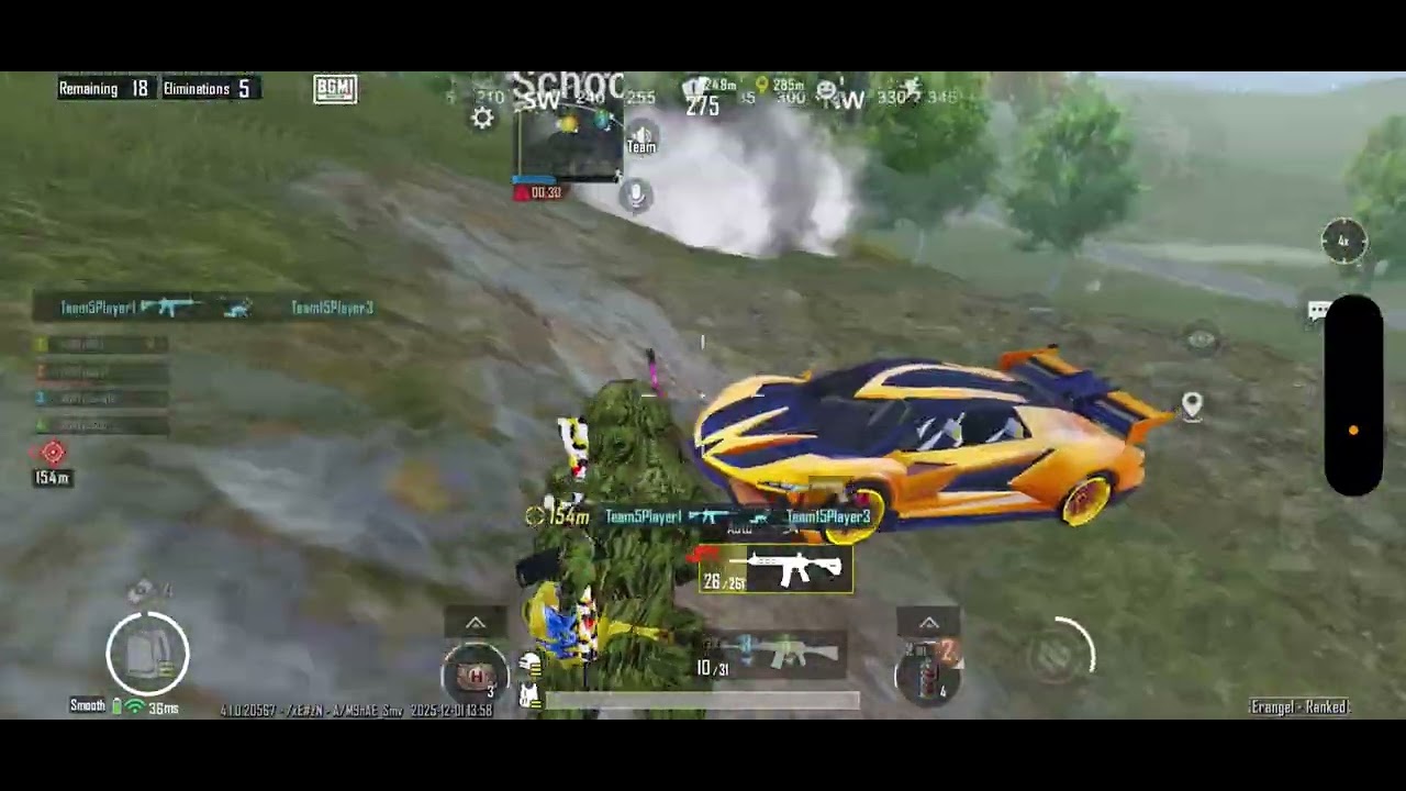 1 Vs 4 squad Clutch 🔥 || Tournament highlights || HUNTxBuLL