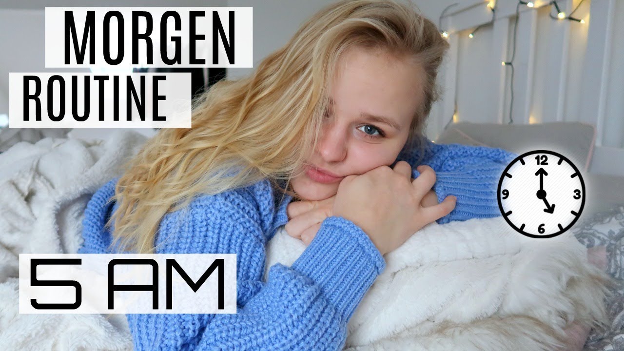 Experiment: 5 AM MORGENROUTINE (produktiver Morgen) // Miss Aliana